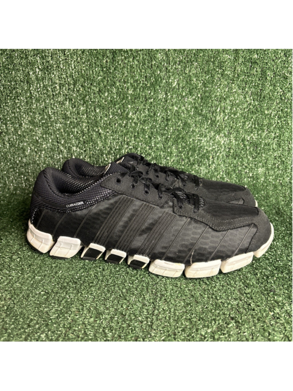 Vintage Adidas Climacool CC Ride Black Running Sneakers G46227 Men's Size 10